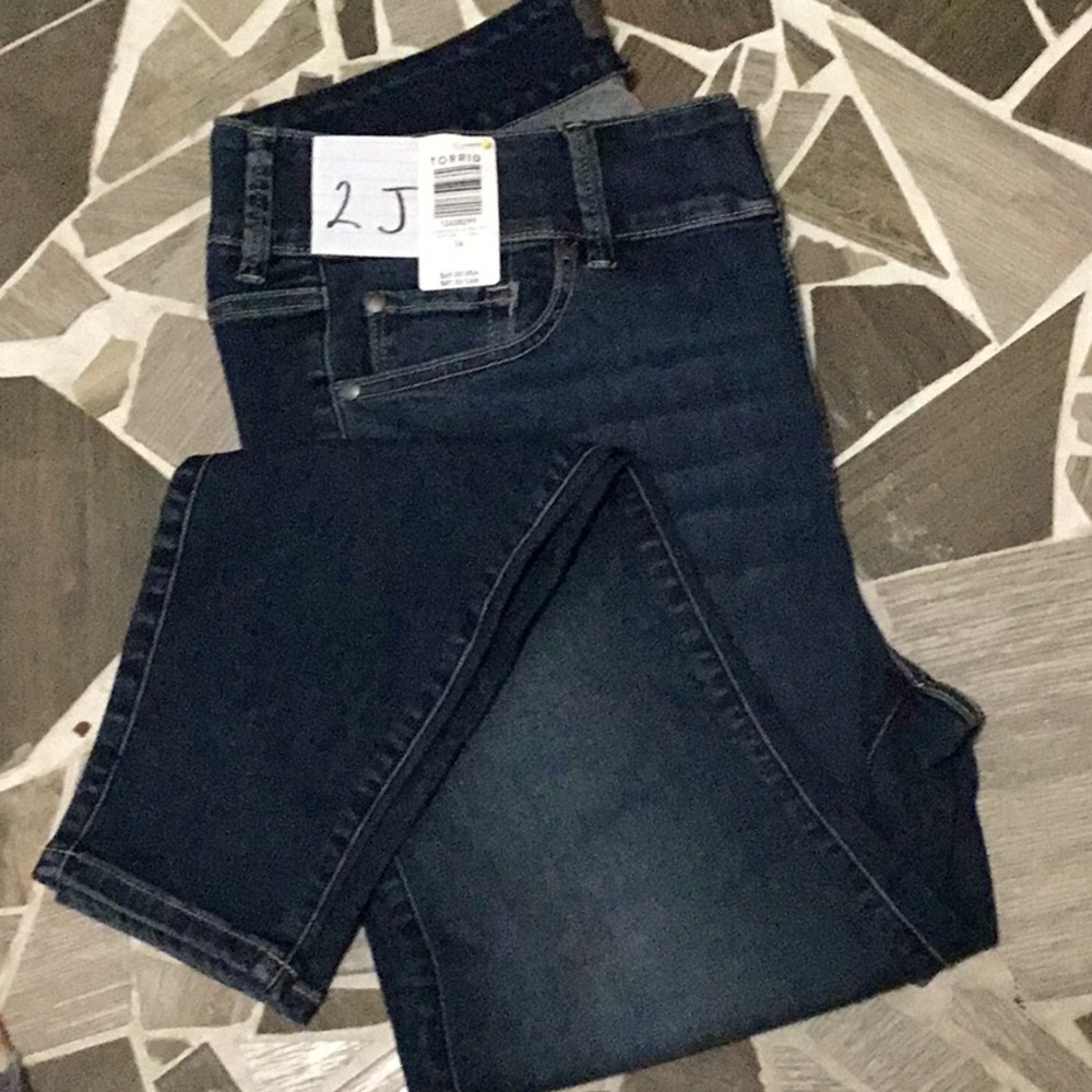 Torrid jeggings super soft blue grotto Women's Blue Jeans